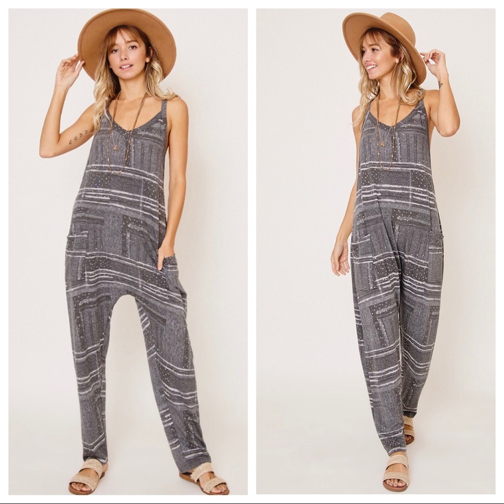 ✨LAST ONES✨Stylish Print Harem Jumpsuit - Picture 4 of 6